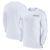 Los Angeles Chargers Sideline Coach UV Performance Long Sleeve T-Shirt - White | Nike discount