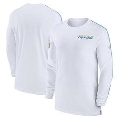 Los Angeles Chargers Sideline Coach UV Performance Long Sleeve T-Shirt - White | Nike discount