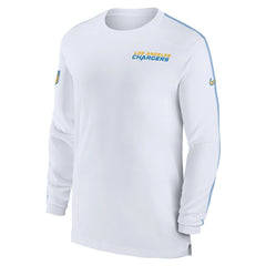 Los Angeles Chargers Sideline Coach UV Performance Long Sleeve T-Shirt - White | Nike discount