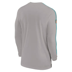 Miami Dolphins Sideline Coach UV Performance Long Sleeve T-Shirt - Gray | Nike online
