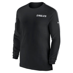 Philadelphia Eagles Sideline Coach UV Performance Long Sleeve T-Shirt - Black | Nike on sale