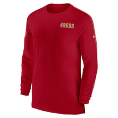 San Francisco 49ers Sideline Coach UV Performance Long Sleeve T-Shirt - Scarlet | Nike discount