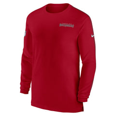 Tampa Bay Buccaneers Sideline Coach UV Performance Long Sleeve T-Shirt - Red | Nike discount