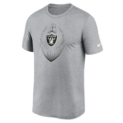 Las Vegas Raiders Primetime Legend Icon Performance T-Shirt - Heather Gray | Nike for sale