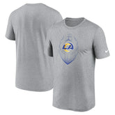 Los Angeles Rams Primetime Legend Icon Performance T-Shirt - Heather Gray | Nike sale