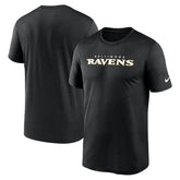 Baltimore Ravens Primetime Legend Wordmark Performance T-Shirt - Black | Nike sale