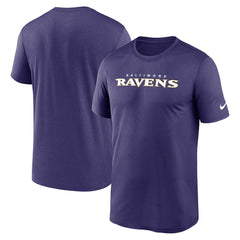 Baltimore Ravens Primetime Legend Wordmark Performance T-Shirt - Purple | Nike online
