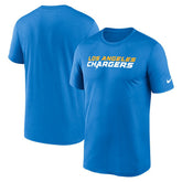 Los Angeles Chargers Primetime Legend Wordmark Performance T-Shirt - Powder Blue | Nike online