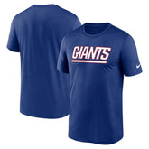 New York Giants Primetime Legend Wordmark Performance T-Shirt - Royal | Nike online