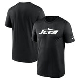New York Jets Primetime Legend Wordmark Performance T-Shirt - Black | Nike on sale