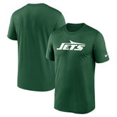 New York Jets Primetime Legend Wordmark Performance T-Shirt - Green | Nike discount