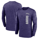Baltimore Ravens Sideline Velocity Dri-FIT Long Sleeve T-Shirt - Purple | Nike sale