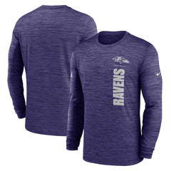 Baltimore Ravens Sideline Velocity Dri-FIT Long Sleeve T-Shirt - Purple | Nike sale