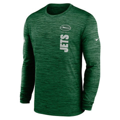 New York Jets Sideline Velocity Dri-FIT Long Sleeve T-Shirt - Green | Nike sale