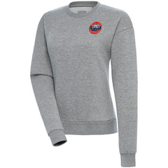 Houston Astros Antigua Women's Cooperstown Victory Crewneck Pullover Sweatshirt - Heather Gray