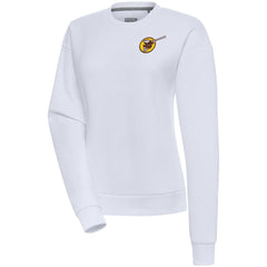 San Diego Padres Antigua Women's Cooperstown Victory Crewneck Pullover Sweatshirt - White