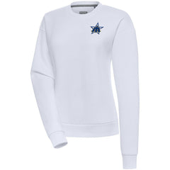 Seattle Mariners Antigua Women's Cooperstown Victory Crewneck Pullover Sweatshirt - White