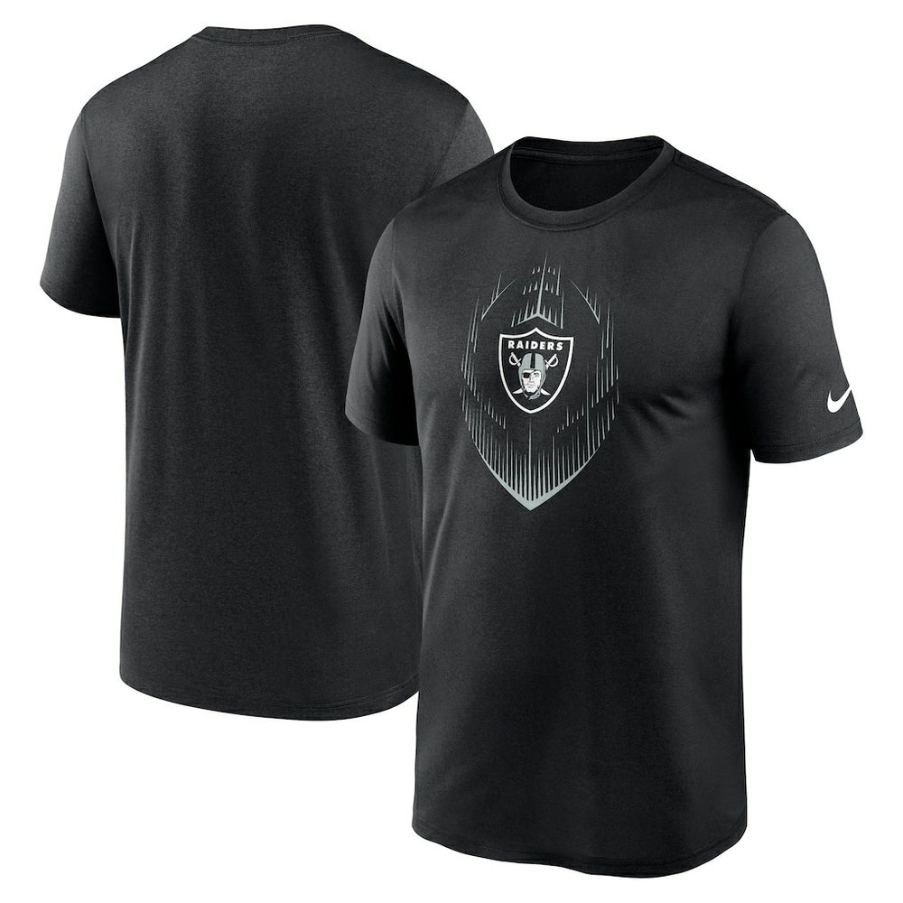 Las Vegas Raiders Big & Tall Blitz Legend Icon T-Shirt - Black | Nike cheap