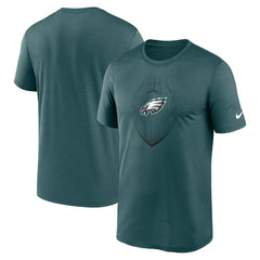 Philadelphia Eagles Big & Tall Blitz Legend Icon T-Shirt - Teal | Nike for sale
