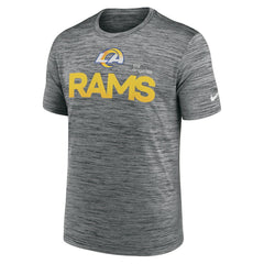 Los Angeles Rams Blitz Velocity Modern Dri-FIT T-Shirt - Anthracite | Nike for sale