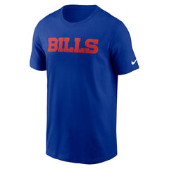 Buffalo Bills Primetime Wordmark Essential T-Shirt - Royal | Nike online
