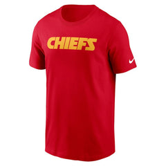 Kansas City Chiefs Primetime Wordmark Essential T-Shirt - Red | Nike cheap