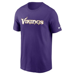 Minnesota Vikings Primetime Wordmark Essential T-Shirt - Purple | Nike cheap