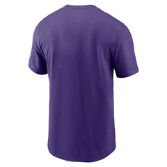 Minnesota Vikings Primetime Wordmark Essential T-Shirt - Purple | Nike cheap