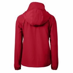 New York Mets Cutter & Buck Women's Charter Eco Recycled Full-Zip Jacket - Red