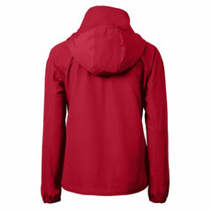 Texas Rangers Cutter & Buck Women's Charter Eco Recycled Full-Zip Jacket - Red