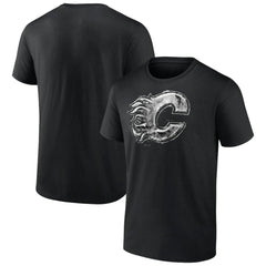 Calgary Flames Iced Out T-Shirt Black