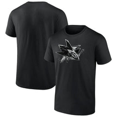 San Jose Sharks Iced Out T-Shirt Black