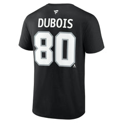 Pierre-Luc Dubois Los Angeles Kings Fanatics Authentic Stack Name & Number T-Shirt Black