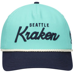Seattle Kraken American Needle Roscoe Washed Twill Adjustable Hat Light Blue/Deep Sea Blue