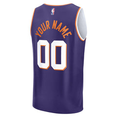 Phoenix Suns Youth Fast Break Custom Replica Jersey - Purple - Icon Edition | Fanatics outlet