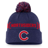 Chicago Cubs Hometown Peak Cuffed Knit Hat with Pom - Royal | Nike