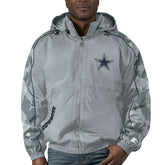 Dallas Cowboys Starter Throwback Thursday Night Lights Hoodie Full-Zip Jacket - Silver cheap