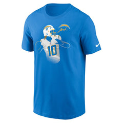 Justin Herbert Los Angeles Chargers Player Graphic T-Shirt - Powder Blue | Nike sale