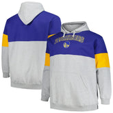 Golden State Warriors Big & Tall Pullover Hoodie sale - Royal/Gold | Fanatics on sale