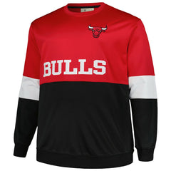 Chicago Bulls Big & Tall Split Pullover Sweatshirt sale - Red/Black | Fanatics on sale