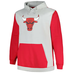 Chicago Bulls Big & Tall Primary Arctic Pullover Hoodie - Red/Silver | Fanatics for sale