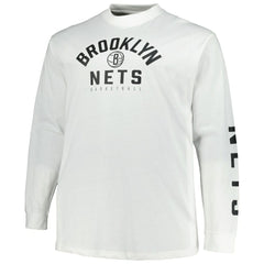 Brooklyn Nets Big & Tall Short Sleeve & Long Sleeve T-Shirt Set - Black/White | Fanatics sale