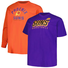 Phoenix Suns Big & Tall Short Sleeve & Long Sleeve T-Shirt Set - Purple/Orange | Fanatics outlet