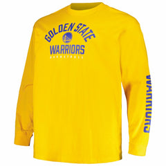 Golden State Warriors Big & Tall Short Sleeve & Long Sleeve T-Shirt Set sale - Royal/Gold | Fanatics for sale