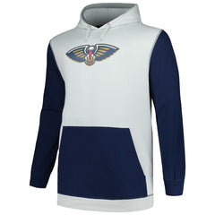 New Orleans Pelicans Big & Tall Primary Arctic Pullover Hoodie - Navy/Silver | Fanatics cheap