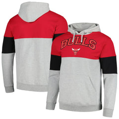 Chicago Bulls Contrast Pieced Pullover Hoodie sale - Red | Fanatics for sale