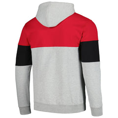 Chicago Bulls Contrast Pieced Pullover Hoodie sale - Red | Fanatics for sale