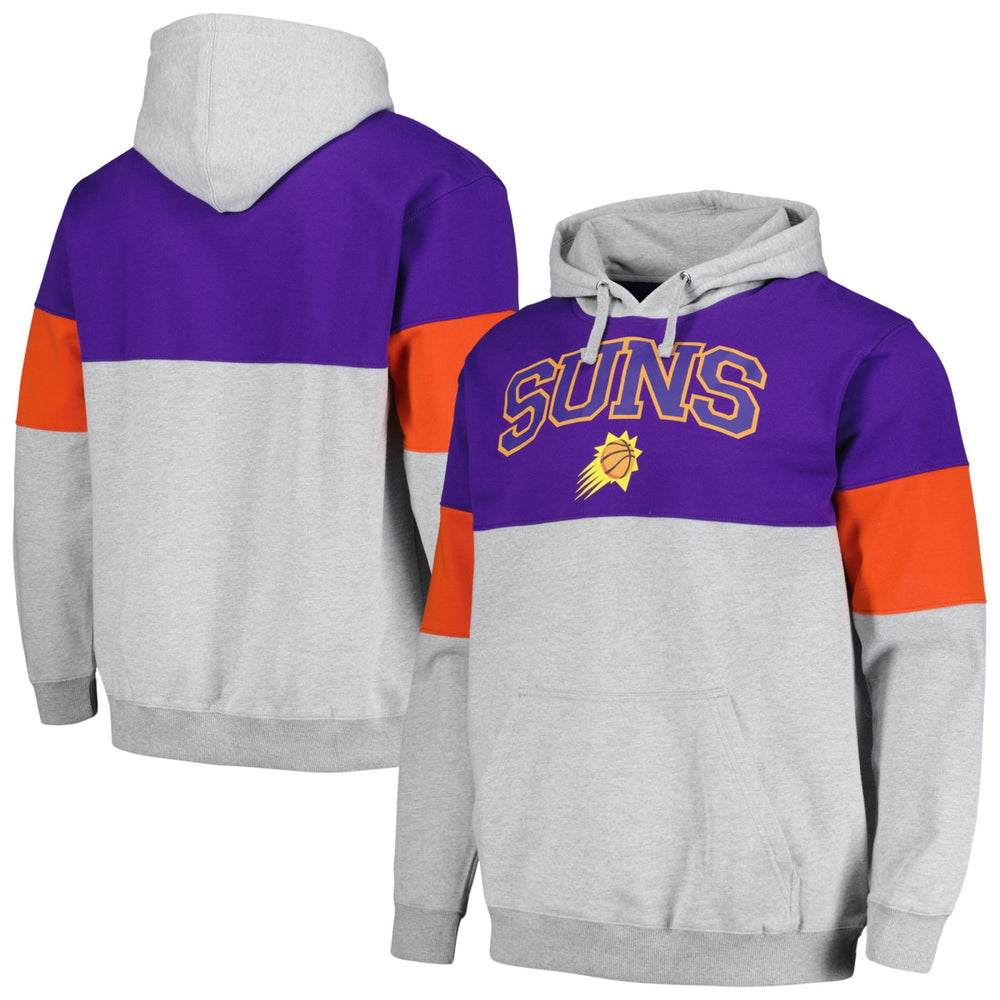 Phoenix Suns Contrast Pieced Pullover Hoodie - Purple | Fanatics discount