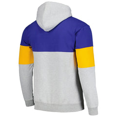 Golden State Warriors Contrast Pieced Pullover Hoodie sale - Royal | Fanatics on sale