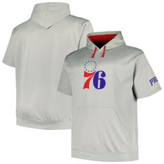 Philadelphia 76ers Big & Tall Logo Pullover Hoodie - Silver | Fanatics on sale
